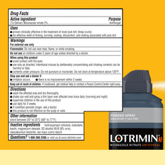 Lotrimin AF safety note for kids over 2 years
