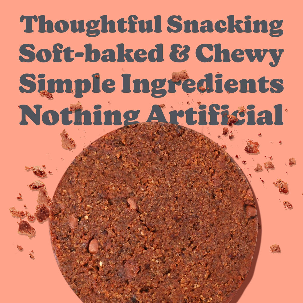 Love + Chew gluten-free pumpkin chocolate chip close-up with crumb texture.