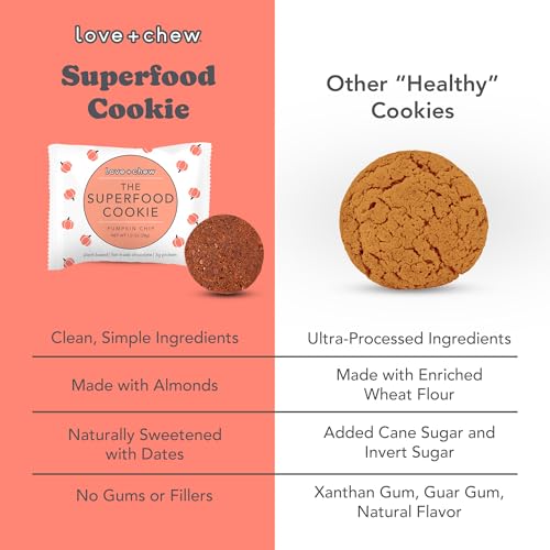 Love + Chew individually wrapped cookies for on-the-go snacking.