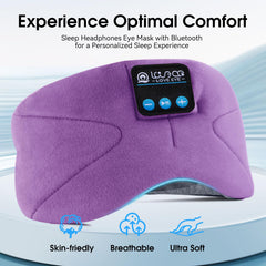 LOVE EYE nose blockout design reduces light intrusion for rest.