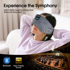 Love Eye Sleep Headphones built-in battery lasts 14+ hours per charge.