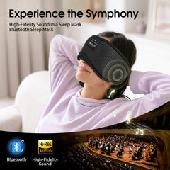 LOVE EYE sleep mask with adjustable nose bridge for better light control