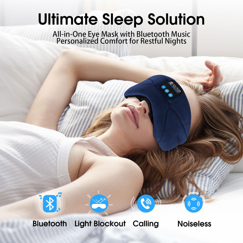 LOVE EYE Cotton Sleep Mask provides soft, skin-friendly light-blocking comfort.