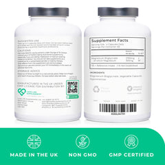 Love Life Supplements magnesium bisglycinate capsules promote steady mineral intake with minimal fillers.