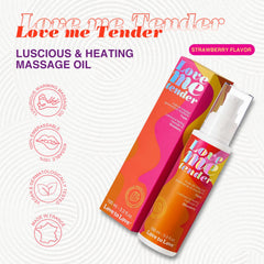 Love Me Tender strawberry glow — warm, sensuous aroma during foreplay.