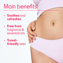 Love Wellness pH Balancing Wipes pack for quick, refreshing cleanse.
