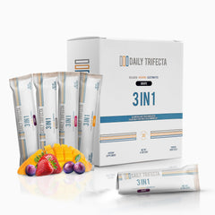 Lovie Style Daily Trifecta grape stick pack for on-the-go hydration and daily use