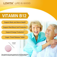 Lovita pack of 3 bottles highlights 60 vegan tablets each.