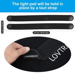 LOVTRAVEL 660nm red light array penetrates deep near joints.