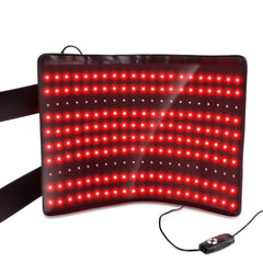 LOVTRAVEL belt wrap with 635nm red and 850nm infrared light for deep tissue warmth