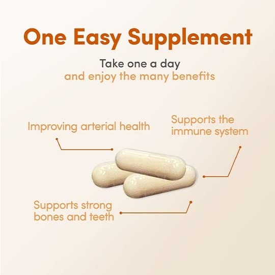 LowTE Florida ADK5 K2 MK-7 capsules promote heart and arterial health