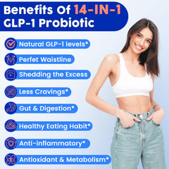 Lriftey GLP-1 bottle label emphasizes vegan and gluten-free features.