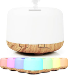 LSLCQW 500ml diffuser with remote control for easy adjustment from across the room