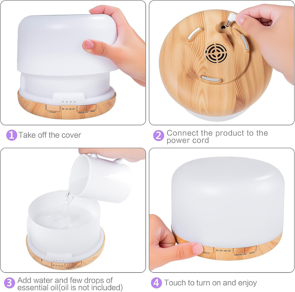 LSLCQW diffuser timer 1h option for shorter sessions