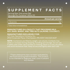 LTH Repair L-Glutamine scoop with powder for quick shakes