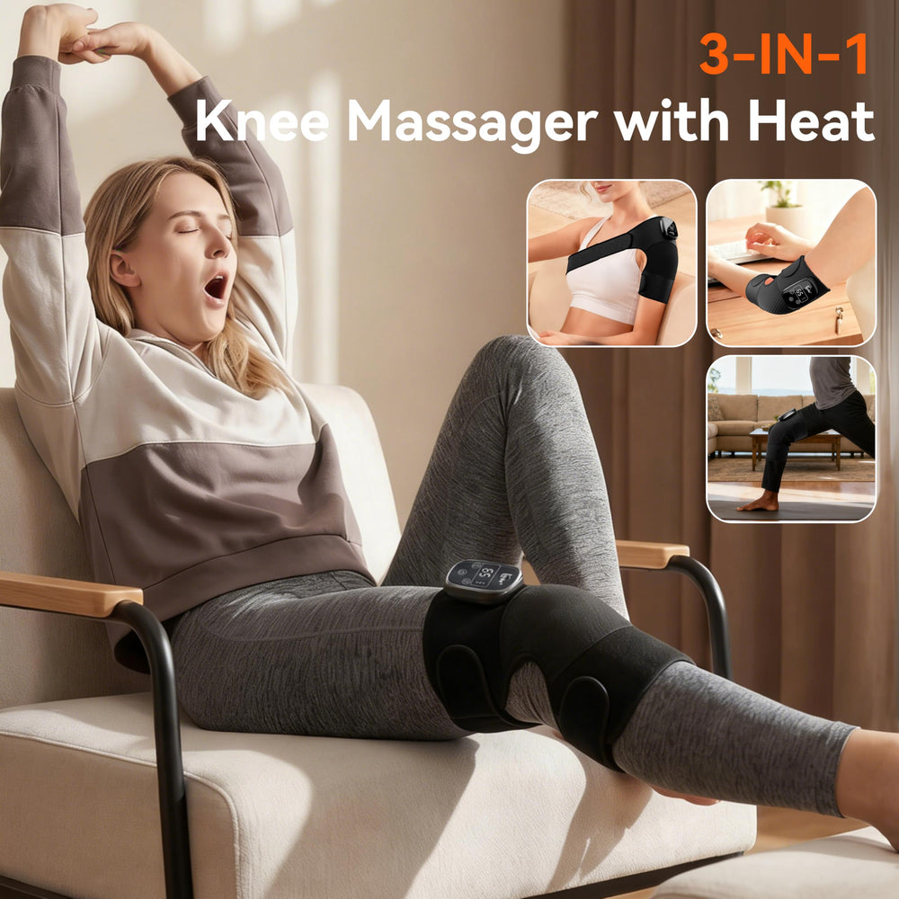 360-wrap design provides targeted knee comfort during daily activities