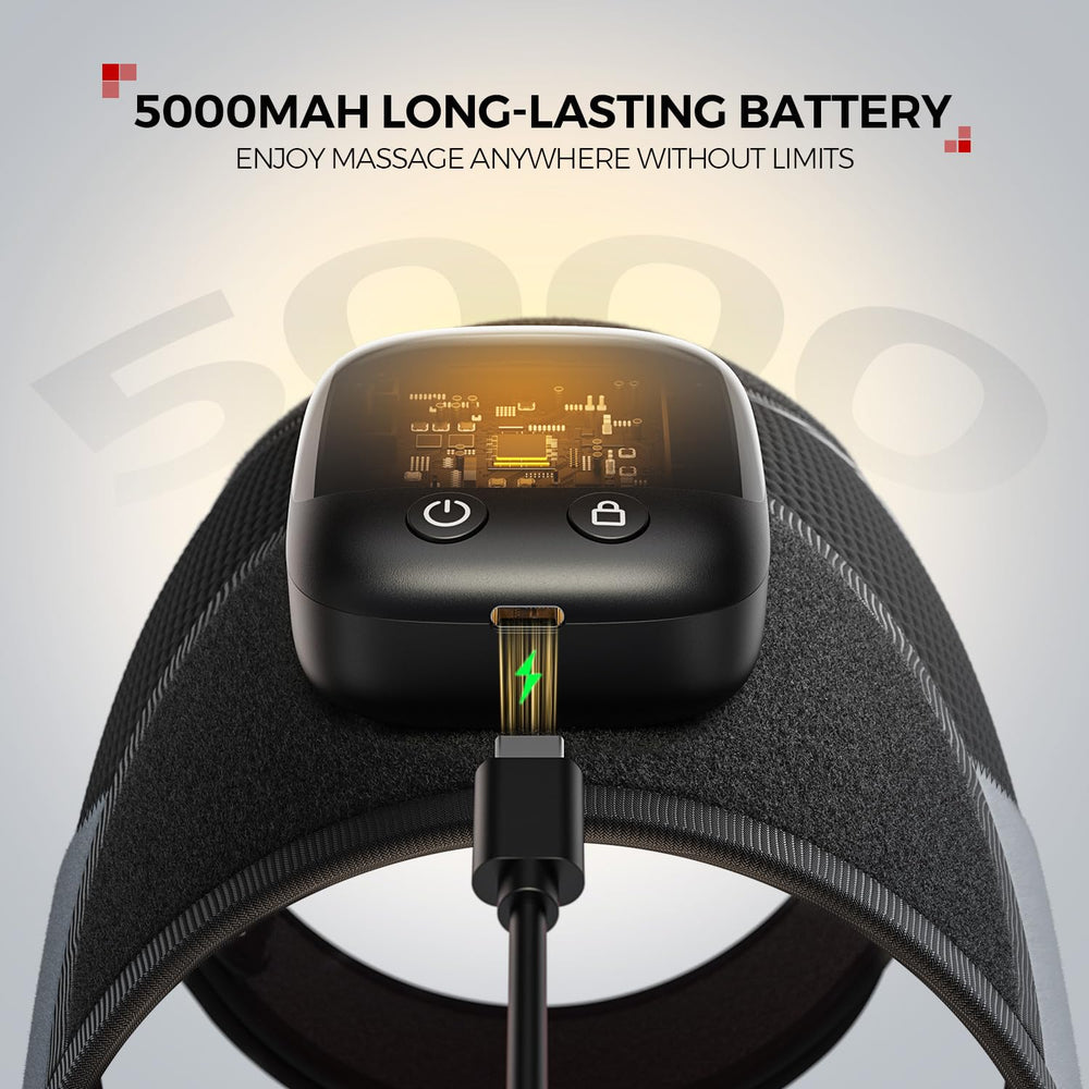 LTW ergonomic wrap provides secure fit around the knee.