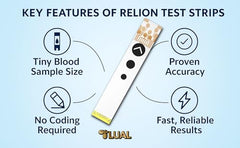 LUAL lancing tool with ultra-thin lancets for comfortable sample collection.