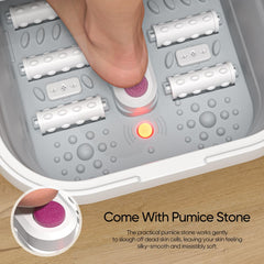 LUBBYGIM foot spa with rapid one‑minute heating
