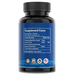 Lucemed Methylene Blue simple, clean ingredient list emphasized