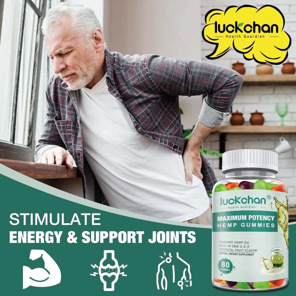 LUCKCHAN Colorado organic hemp gummies ingredients panel emphasizes purity.