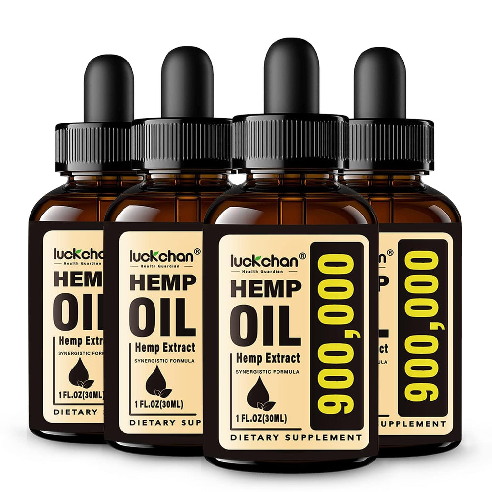 LUCKCHAN hemp oil bottle showcasing premium tincture for daily wellness.