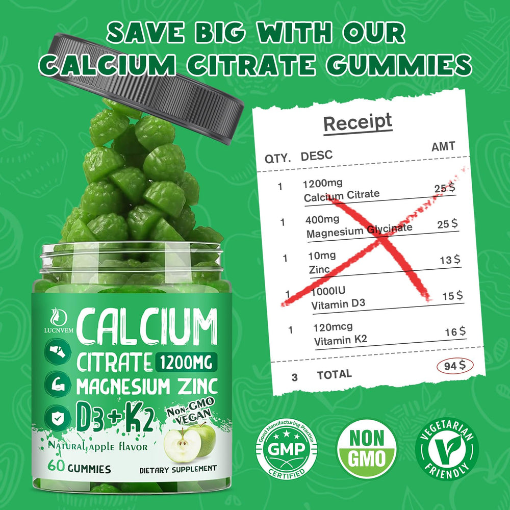 LUCNVEM apple-snack shot emphasizes enjoyable daily supplement flavor.