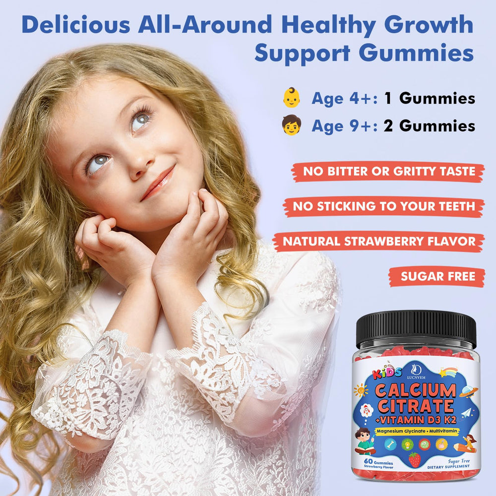 LUCNVEM kids gummies in morning routine context suggests consistent use.