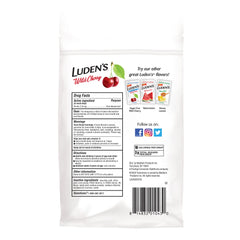 Luden's Wild Cherry flavor offering refreshing taste and soothing feel.