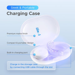 Luelli travel-friendly kit fits easily in luggage for whitening on the go.