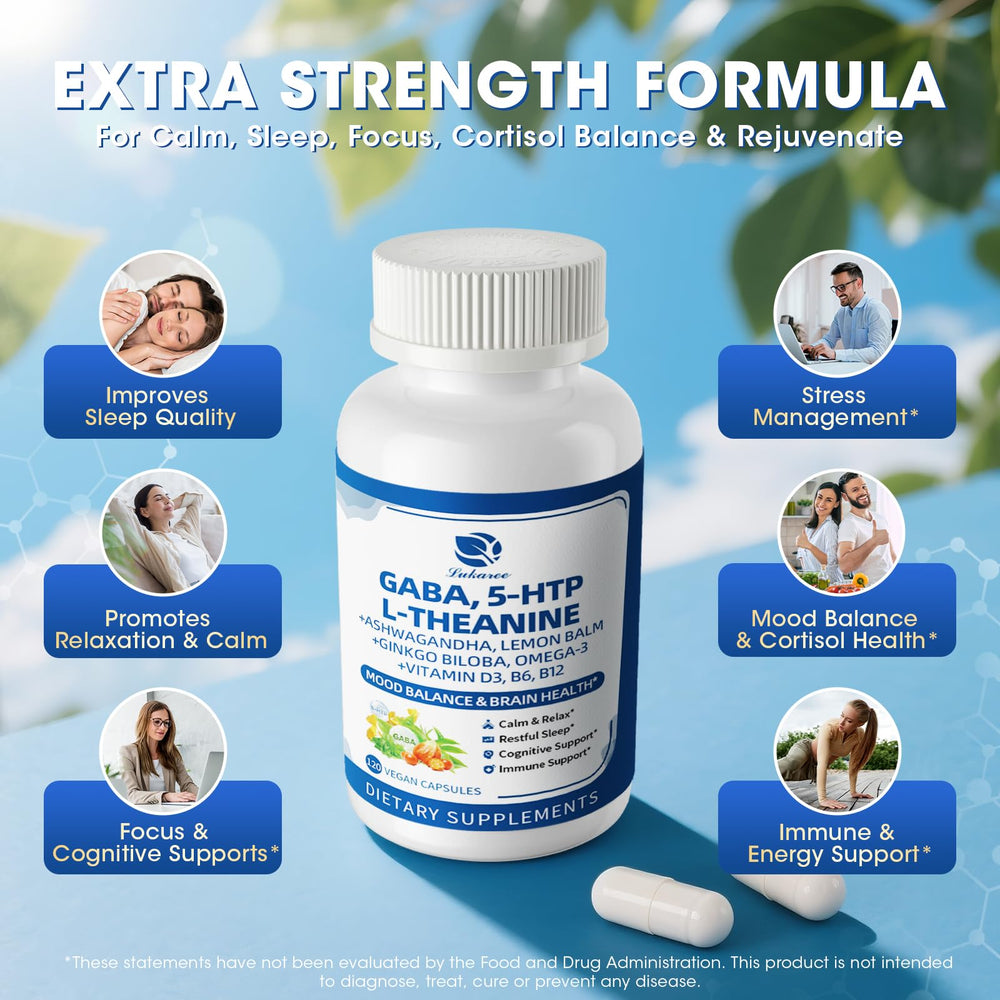 Lukaree GABA vegan GMP certification label for clean supplement