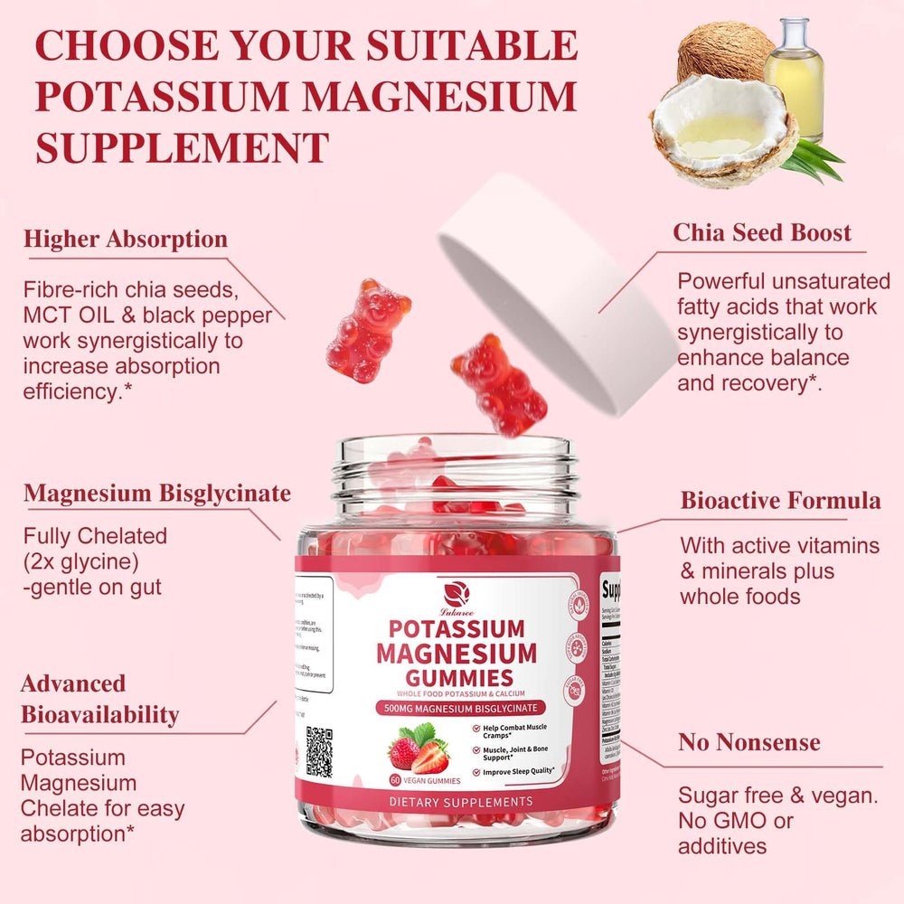 Lukaree ingredient panel emphasizes chelated magnesium and plant minerals.