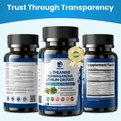 Lukaree Magnesium Glycinate and Lemon Balm blend for evening wind-down