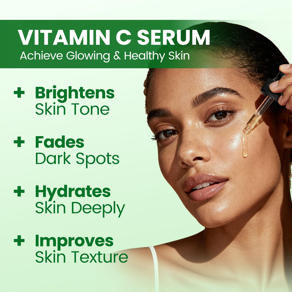 Lukaree Vitamin C serum hyaluronate graphic showing deep hydration.