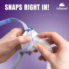Lullapad six-pack nasal pillow supply arranged for convenient replacements