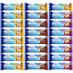Lulurose Pure Protein Bar, chocolate peanut butter pack, convenient pre-workout energy on the go.