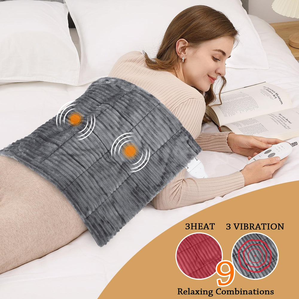 LULUWAY pad displays three heating levels for customizable warmth sessions