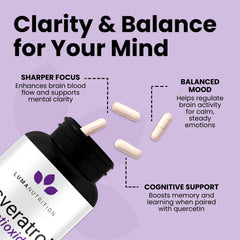Luma Nutrition daily-dosing routine image suggesting simple 30-day supply.