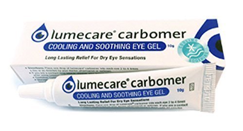 Lumecare Carbomer Eye Gel 3x10g tubes for soothing comfort during dry eye moments