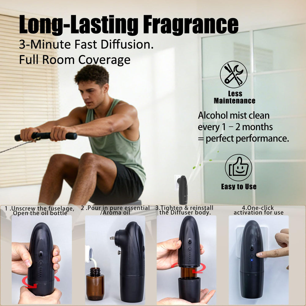 LumeCove diffuser 100 ml tank ready for extended fragrance sessions