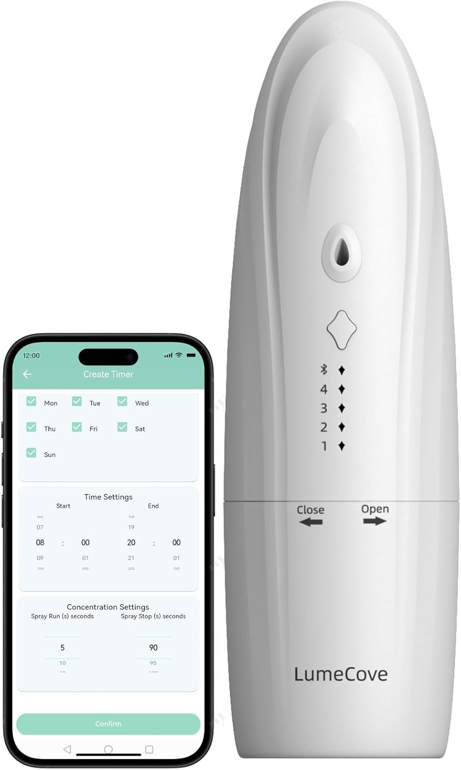LumeCove maintenance-ready design enables quick cleaning.