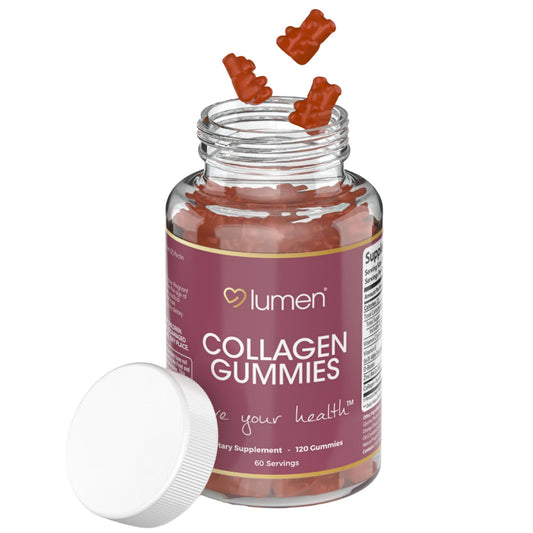 Lumen Naturals Collagen Gummies bottle front for daily beauty support