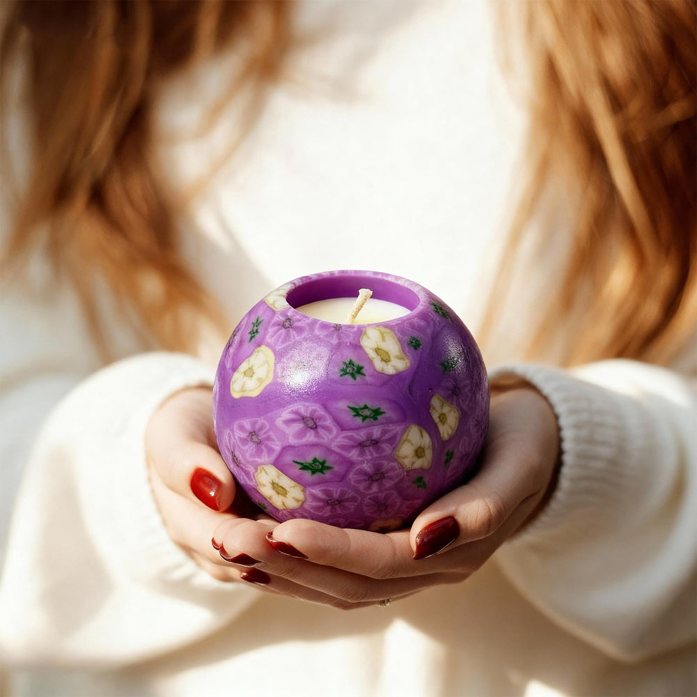 LumeTon candle creates a soothing atmosphere for self-care and daily routines.