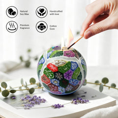 LumeTon Alan's Candle Gift uses natural soy wax for a clean, calm ambiance.