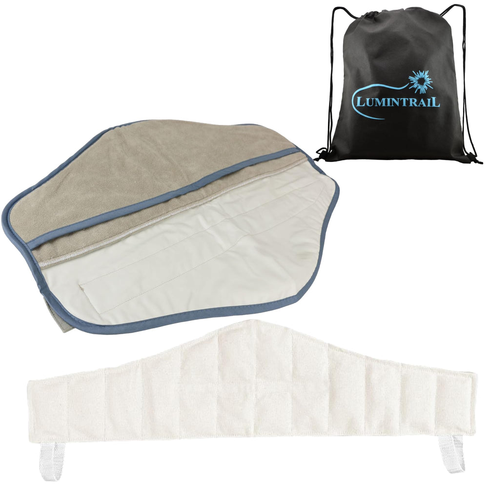 Lumintrail Chattanooga 24-inch neck-contour heat pack for targeted warmth.