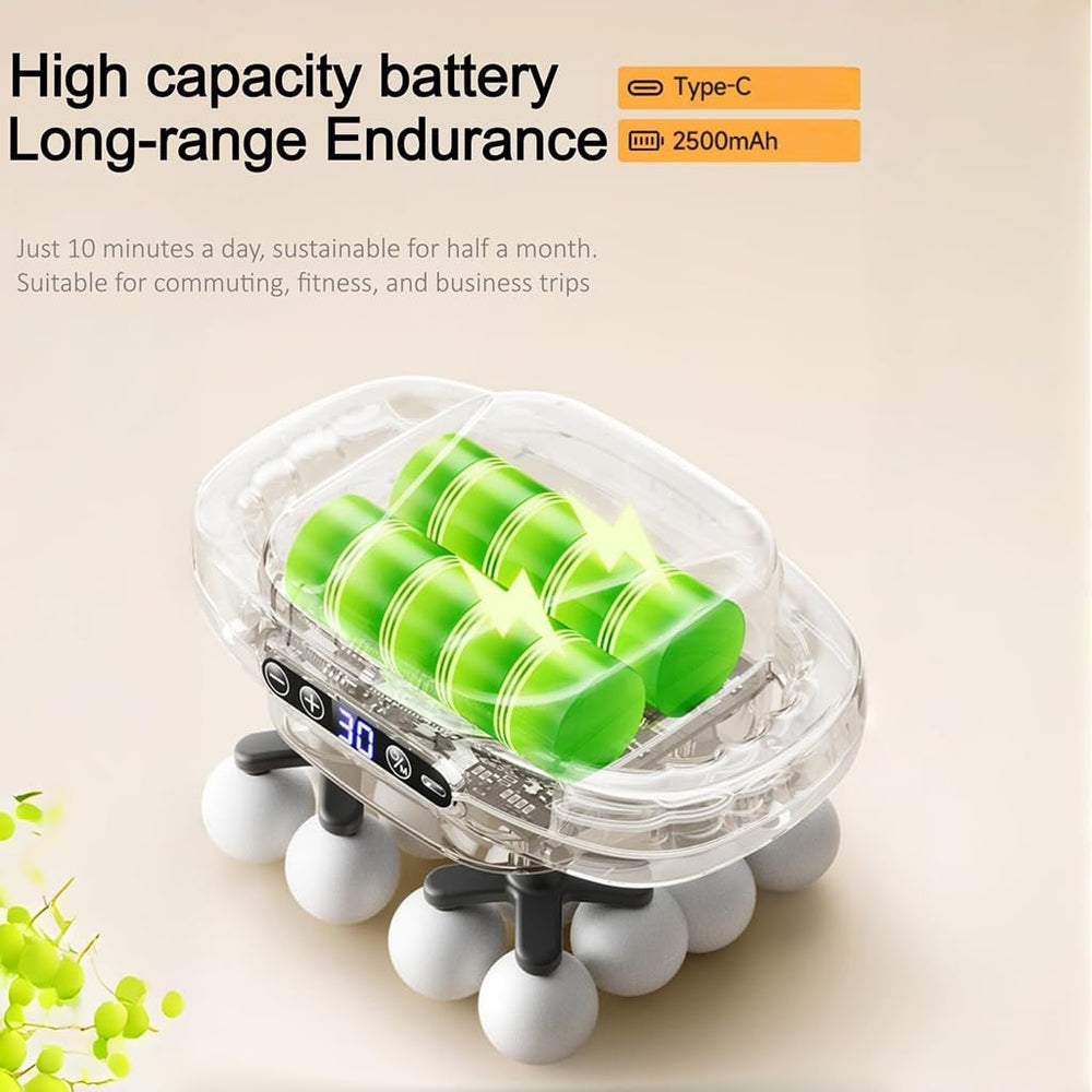 Lumiterra 30-level intensity lets you customize your massage.