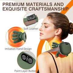 Lumiterra wraparound design hugs the neck and shoulders for secure positioning