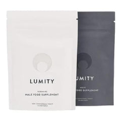Lumity Morning Male softgel capsules for daytime energy and focus.