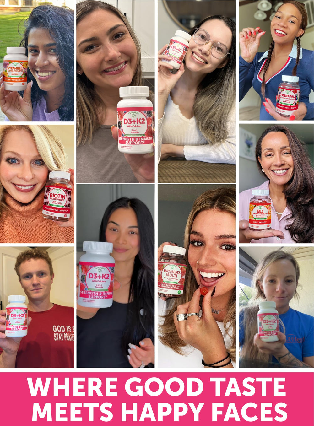 Lunakai D3 K2 Gummies are kid-friendly and easy to take.