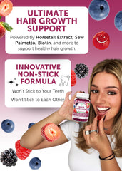 Lunakai gummies label back image showing clean, allergen-friendly ingredients.